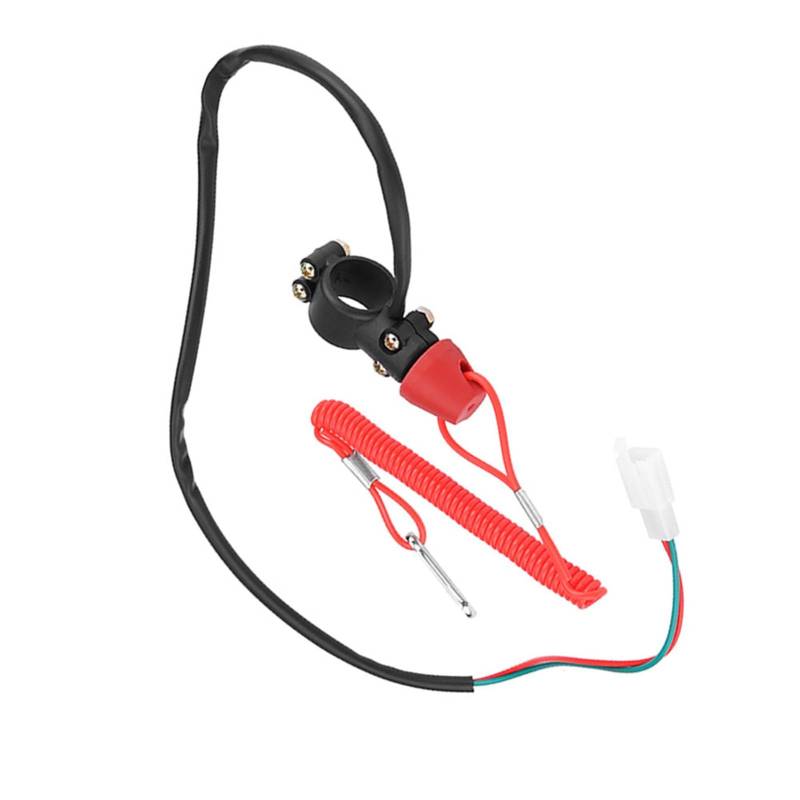 ElgnAura Engine Kill Switch for Motorcycle Boat Outboard Engine Motor 22mm 7/8 with Tether Lanyard Cord von ElgnAura