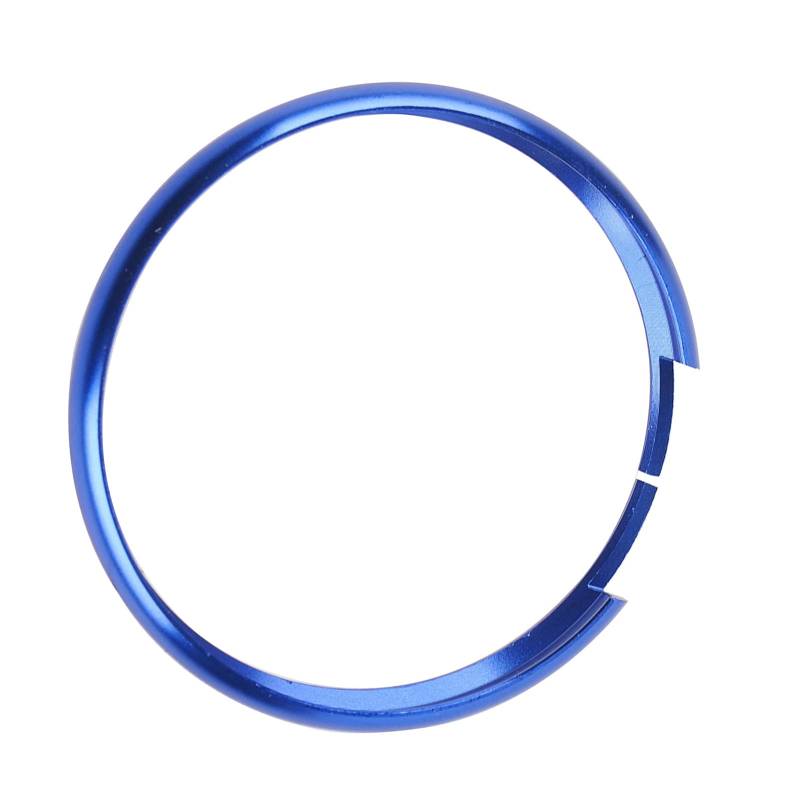 ElgnAura Key FOB -Abdeckung für Mini, Remote Key FOB Ring Trim Aluminiumlegierung Ersatz für R55 R56 R57 R58 R59 R60 (Dark Blue) von ElgnAura
