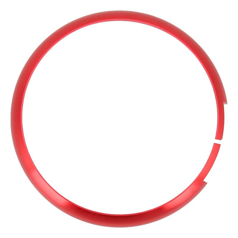 ElgnAura Key FOB -Abdeckung für Mini, Remote Key FOB Ring Trim Aluminiumlegierung Ersatz für R55 R56 R57 R58 R59 R60 (Red) von ElgnAura