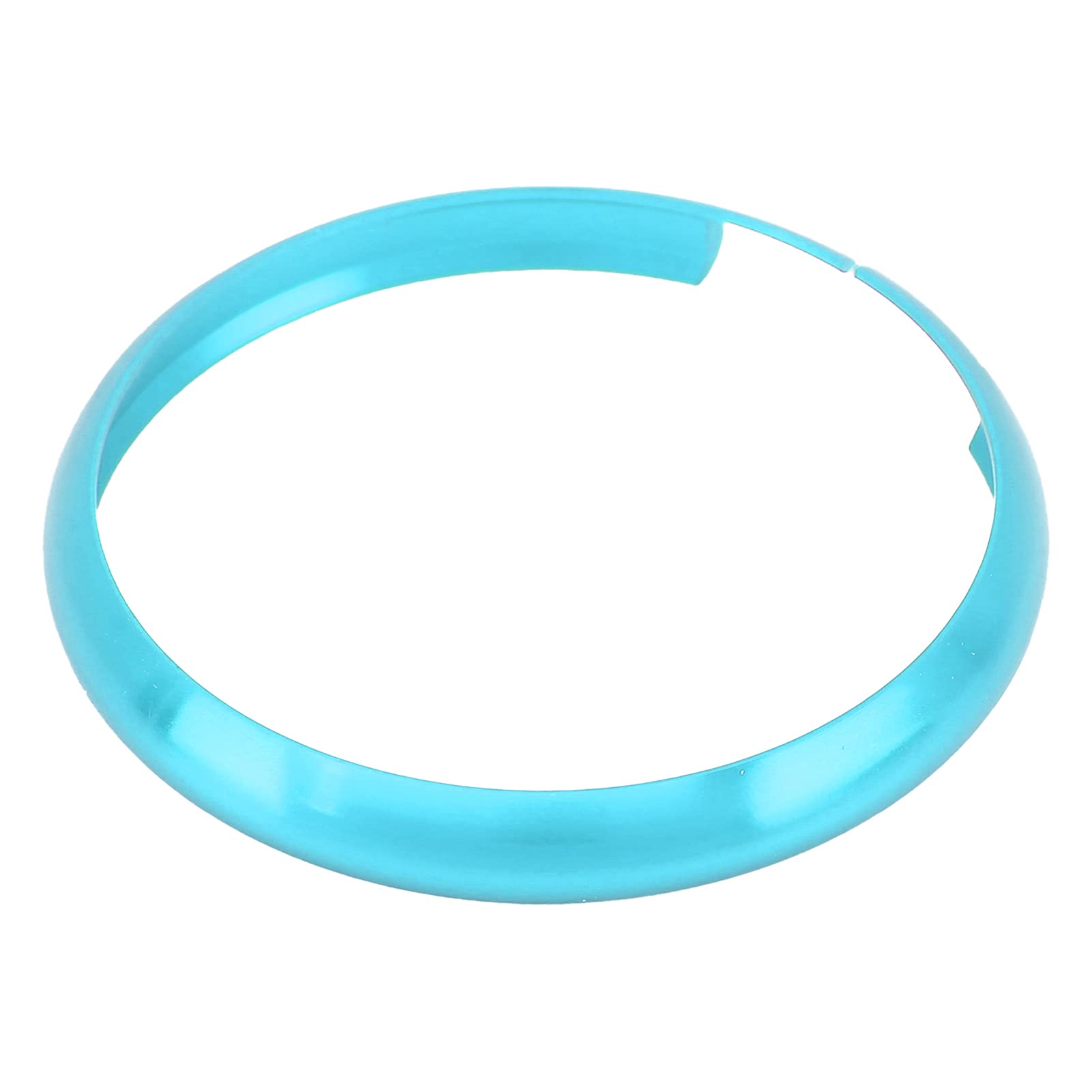 ElgnAura Key FOB -Abdeckung für Mini, Remote Key FOB Ring Trim Aluminiumlegierung Ersatz für R55 R56 R57 R58 R59 R60 (Sky Blue) von ElgnAura
