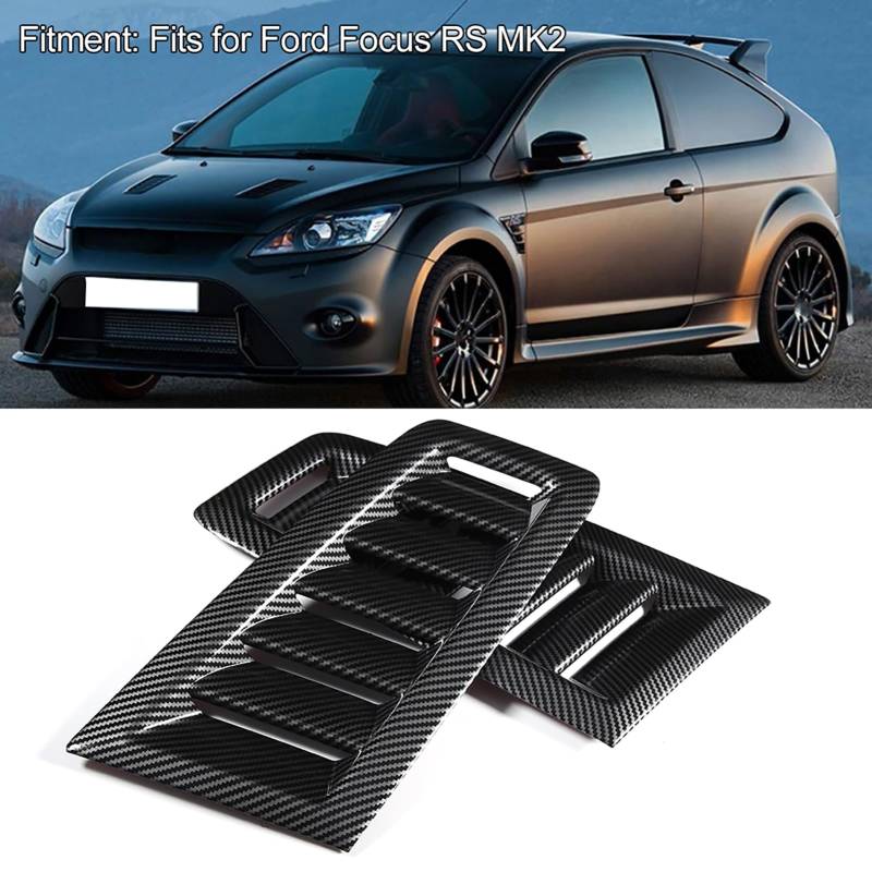 ElgnAura Universal Hood Vent Scoop Kit Air Flow Intake Louvers Compatible with RS MK2 ST Focus (Type 1) von ElgnAura