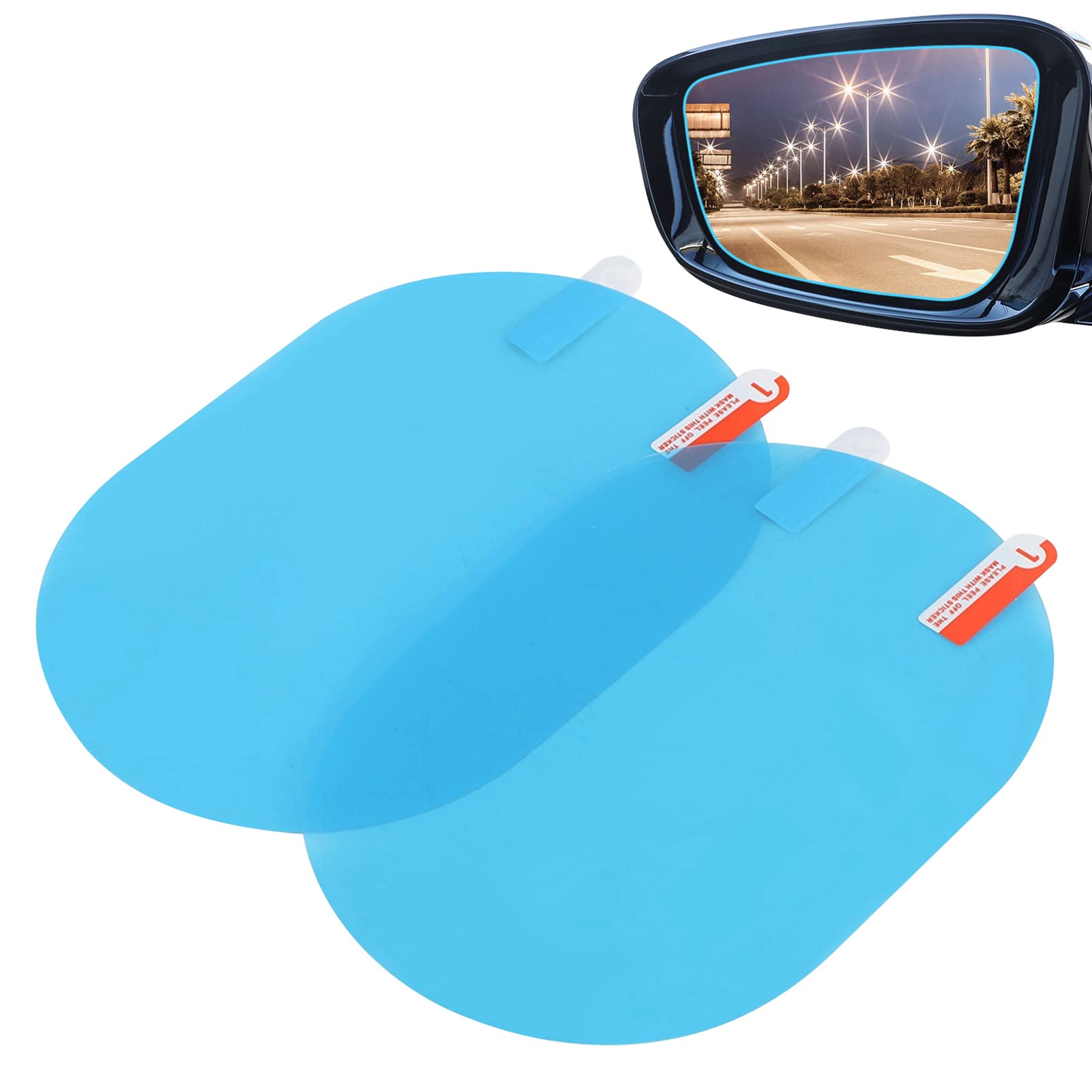 Elgnaura Auto Rückfahrfilm, Rückspiegel Regenfilm Anti - Nebel und Regensicherer Aufkleber 100x145 mm oval Elgnaura Auto Rückfahrfilm, Rückspiegel Regenfilm Anti - Nebel und Regensicherer Aufkleber 100x145 mm oval von ElgnAura