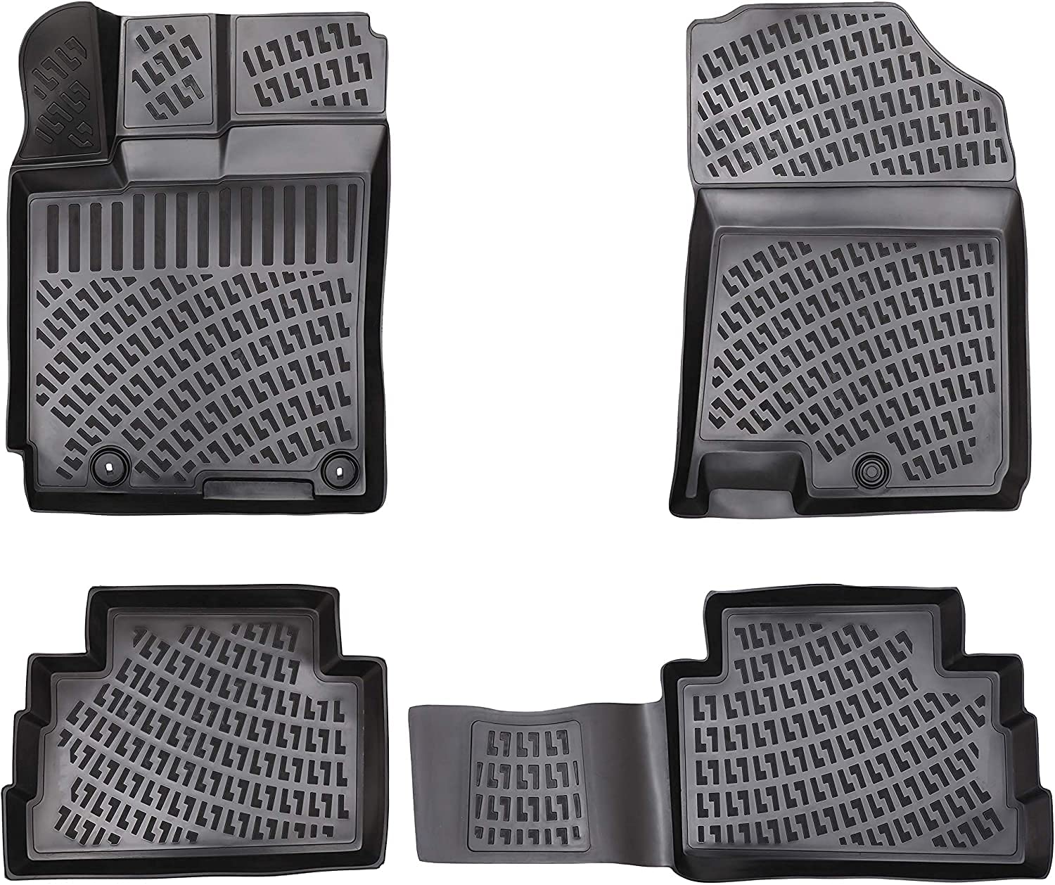 ELMASLINE 3D Gummimatten Set für Dacia DOKKER 2012-2021 | Extra hoher 5cm Rand Fußmatten - Zubehör ELMASLINE 3D Gummimatten Set für Dacia DOKKER 2012-2021 | Extra hoher 5cm Rand Fußmatten - Zubehör von Elmasline