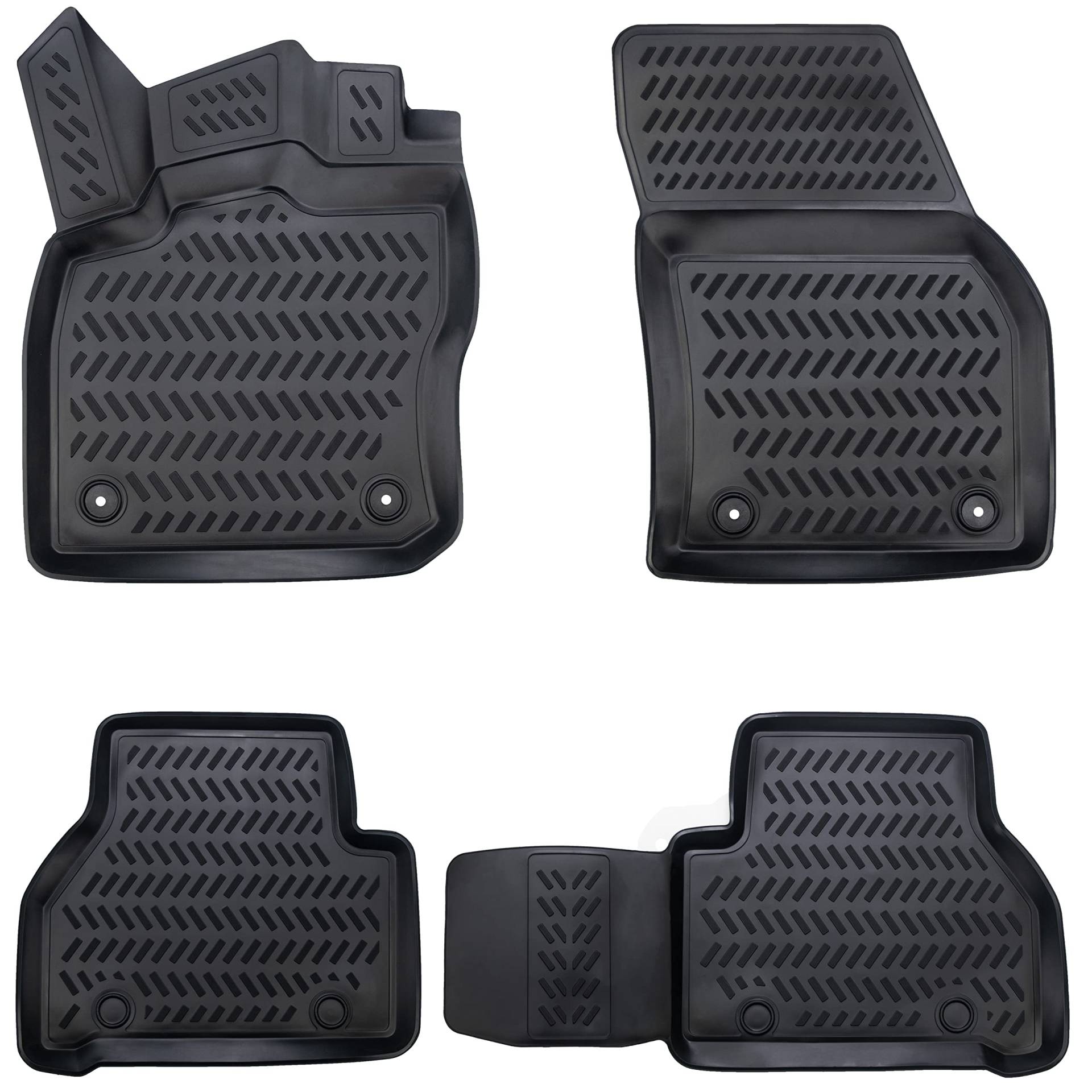 ELMASLINE 3D Gummimatten Set für Dacia Duster 1. Gen. 2010-2017 | 4x2 | Extra hoher 5cm Rand | Zubehör Fußmatten ELMASLINE 3D Gummimatten Set für Dacia Duster 1. Gen. 2010-2017 | 4x2 | Extra hoher 5cm Rand | Zubehör Fußmatten von Elmasline