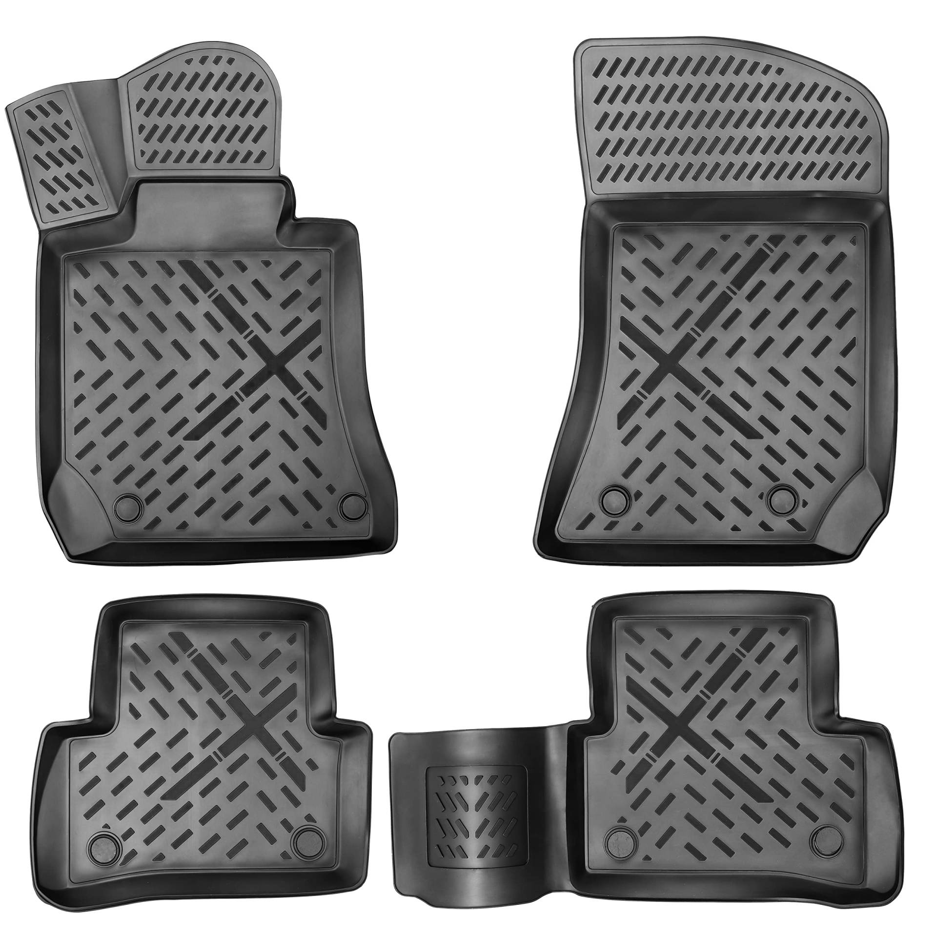 ELMASLINE 3D Gummimatten Set für Mercedes E-KLASSE W212/S212 2009-2016 | Extra hoher 5cm Rand | Zubehör Fußmatten ELMASLINE 3D Gummimatten Set für Mercedes E-KLASSE W212/S212 2009-2016 | Extra hoher 5cm Rand | Zubehör Fußmatten von Elmasline