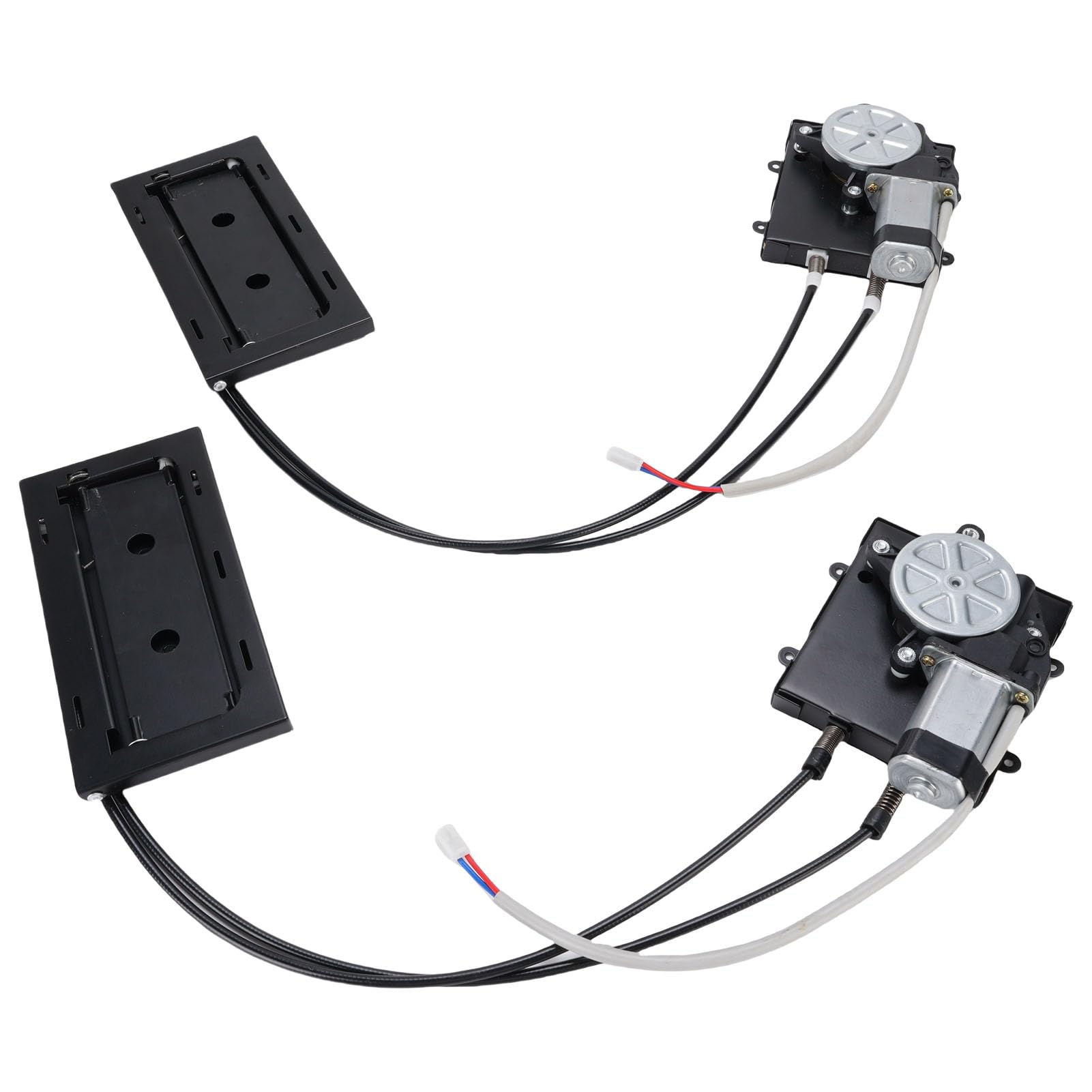 2 Pack Schwarzer Kennzeichenrahmen, Black Metal 90 Grad Flip -Up -Kennzeichenabdeckung, Nummernschild Vorne und Hinten, mit Stecker, Fernbedienung, Schraube, Universal für 2 Pack Schwarzer Kennzeichenrahmen, Black Metal 90 Grad Flip -Up -Kennzeichenabdeckung, Nummernschild Vorne und Hinten, mit Stecker, Fernbedienung, Schraube, Universal für von Elprico