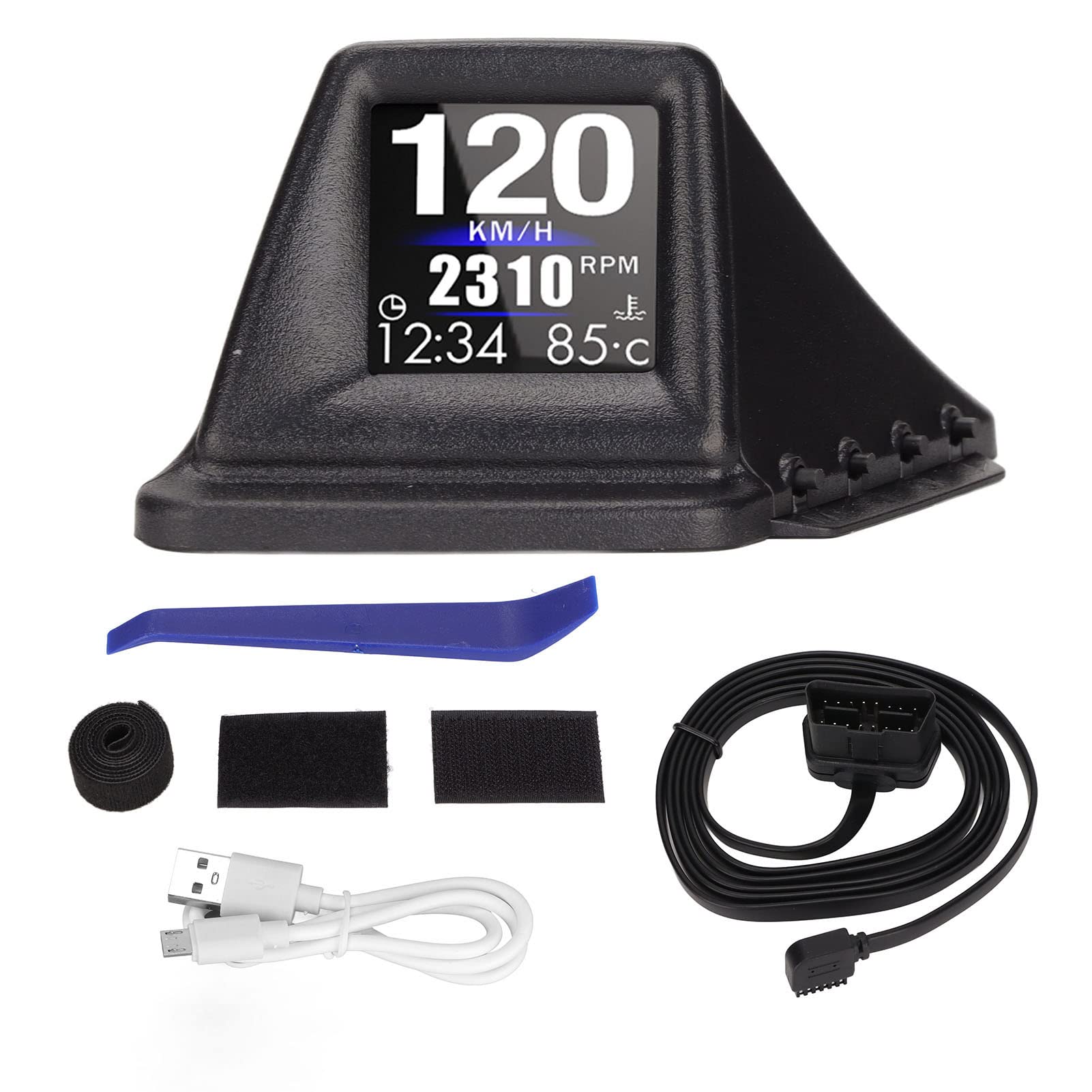 Multifunktions-Auto-HUD-Display, Head-Up-Display Dual Mode OBD GPS HUD Gauge 4 Alarm 8 Display-Schnittstelle für Fahrzeuge Multifunktions-Auto-HUD-Display, Head-Up-Display Dual Mode OBD GPS HUD Gauge 4 Alarm 8 Display-Schnittstelle für Fahrzeuge von Elprico