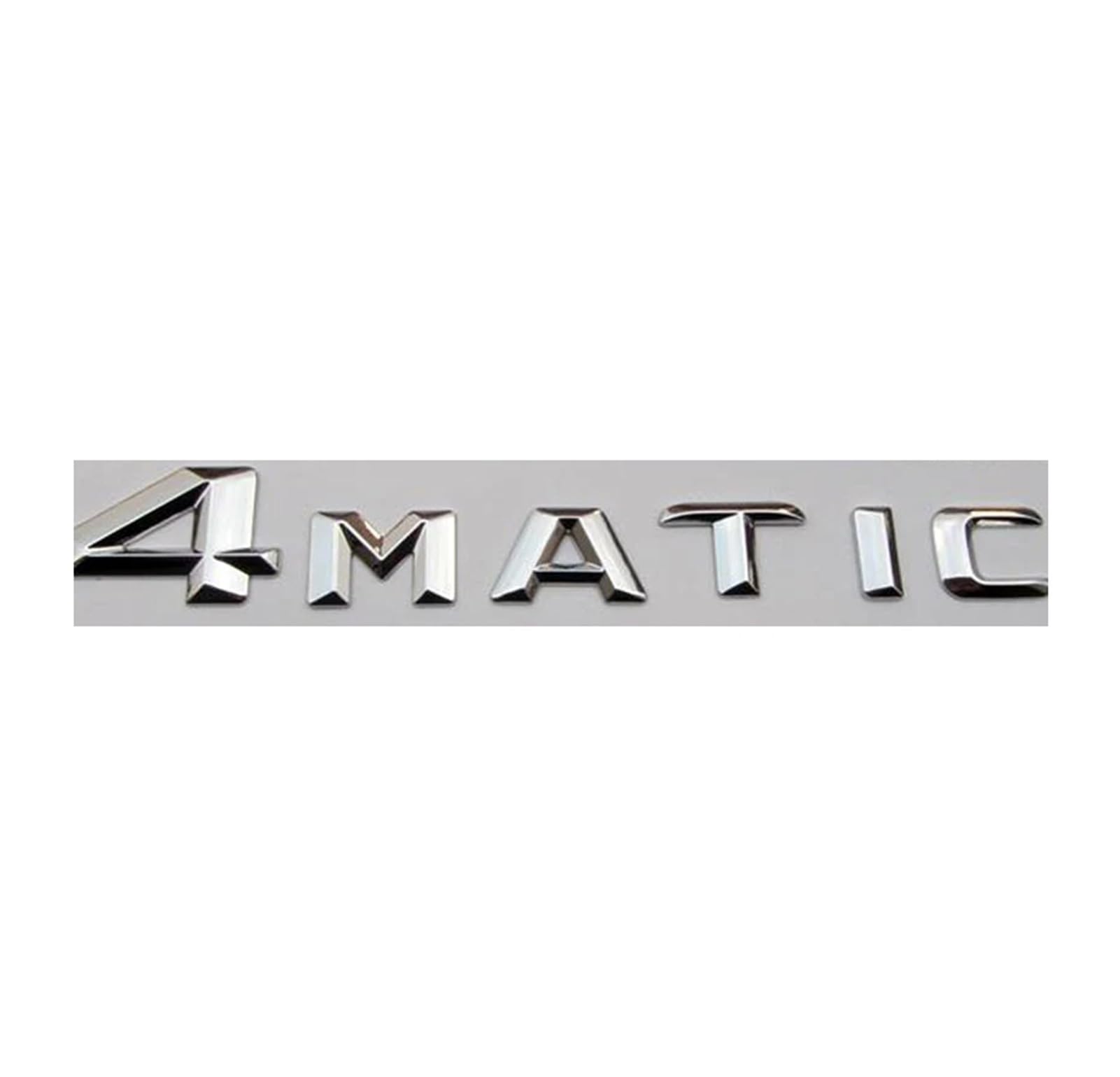 4MATIC 3D-Chrom-Buchstaben für C63 C180 C200 C220 C260 C300 W205 W204 W203 Kofferraum-Emblem-Aufkleber 4MATIC 3D-Chrom-Buchstaben für C63 C180 C200 C220 C260 C300 W205 W204 W203 Kofferraum-Emblem-Aufkleber von EmbemsCar