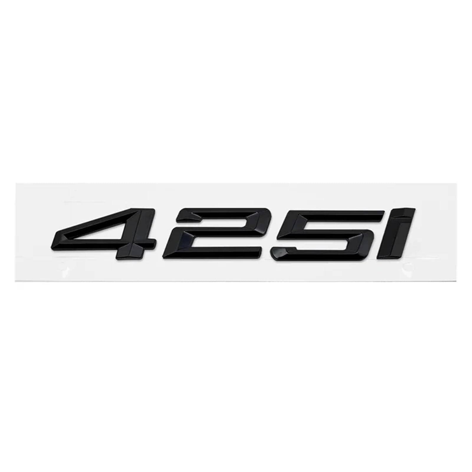 ABS Auto-Emblem-Aufkleber für den Kofferraum der 4er-Serie 420i 425i 428i 430i 435i 440i 450i F30 F32 F33 (glänzend schwarz 425i) von EmbemsCar