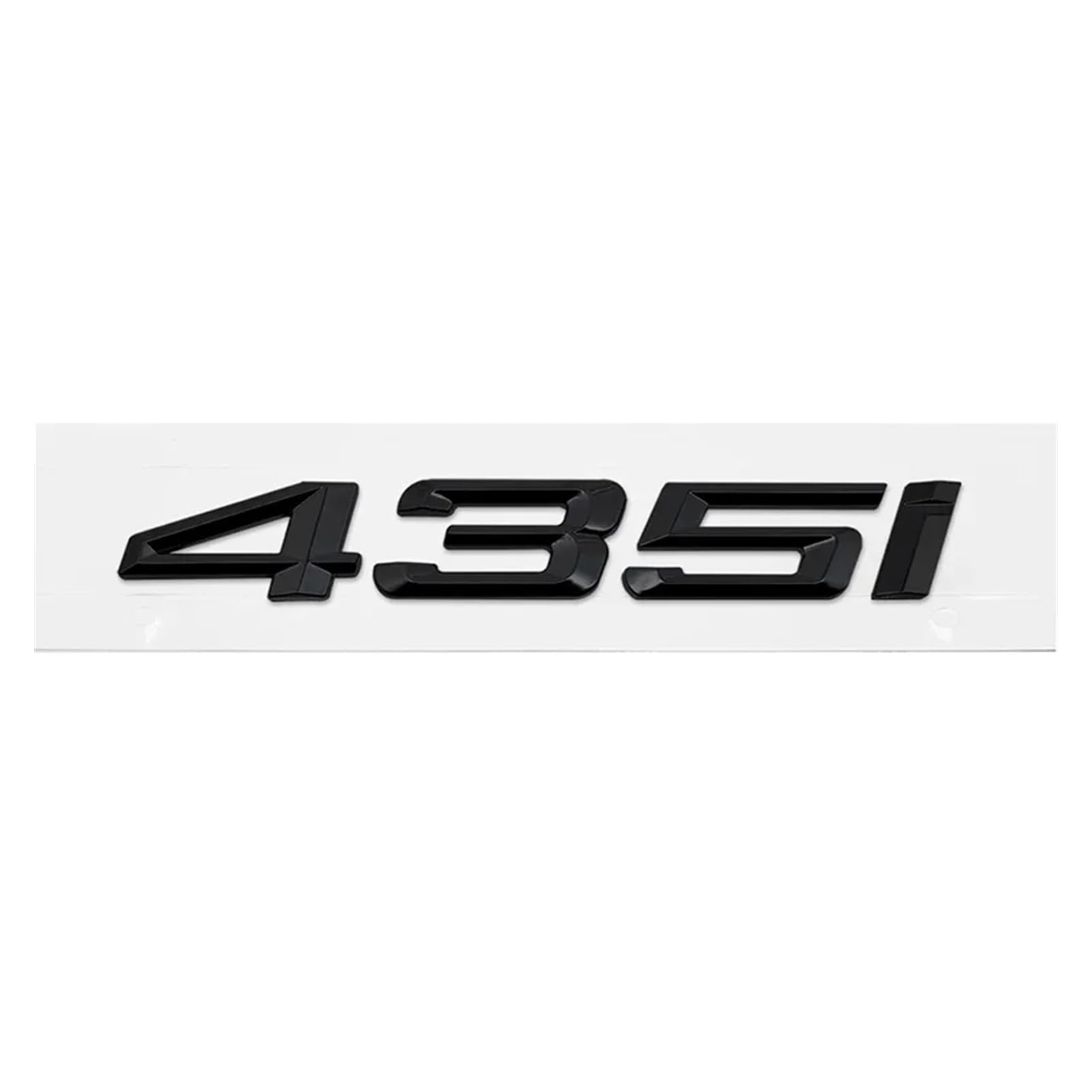ABS Auto-Emblem-Aufkleber für den Kofferraum der 4er-Serie 420i 425i 428i 430i 435i 440i 450i F30 F32 F33 (glänzend schwarz 435i) von EmbemsCar