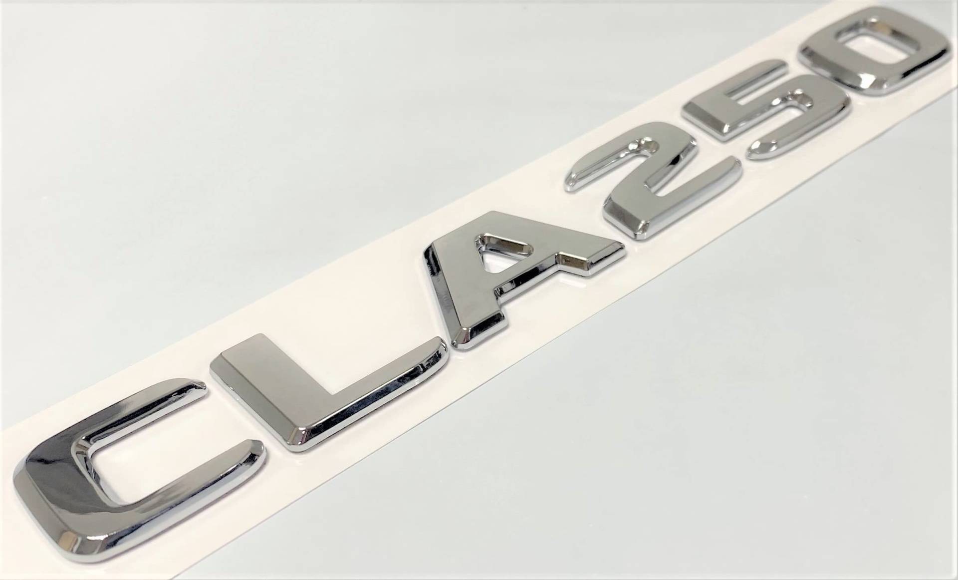 CLA250 Chrom-Emblem für den Kofferraum, kompatibel mit CLA250 Namensschild, Buchstaben, Zahlen CLA250 Chrom-Emblem für den Kofferraum, kompatibel mit CLA250 Namensschild, Buchstaben, Zahlen von EmbemsCar