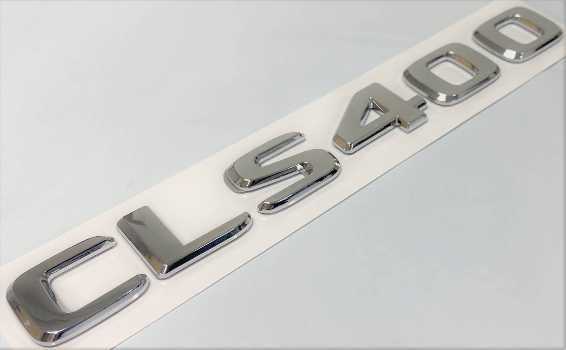 CLS400 Chrom-Emblem für den Kofferraum, kompatibel mit CLS400 Namensschild, Buchstaben, Zahlen CLS400 Chrom-Emblem für den Kofferraum, kompatibel mit CLS400 Namensschild, Buchstaben, Zahlen von EmbemsCar
