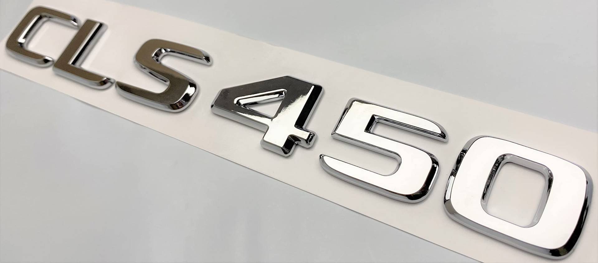 CLS450 Chrom-Emblem für den Kofferraum, kompatibel mit CLS450 Namensschild, Buchstaben, Zahlen CLS450 Chrom-Emblem für den Kofferraum, kompatibel mit CLS450 Namensschild, Buchstaben, Zahlen von EmbemsCar