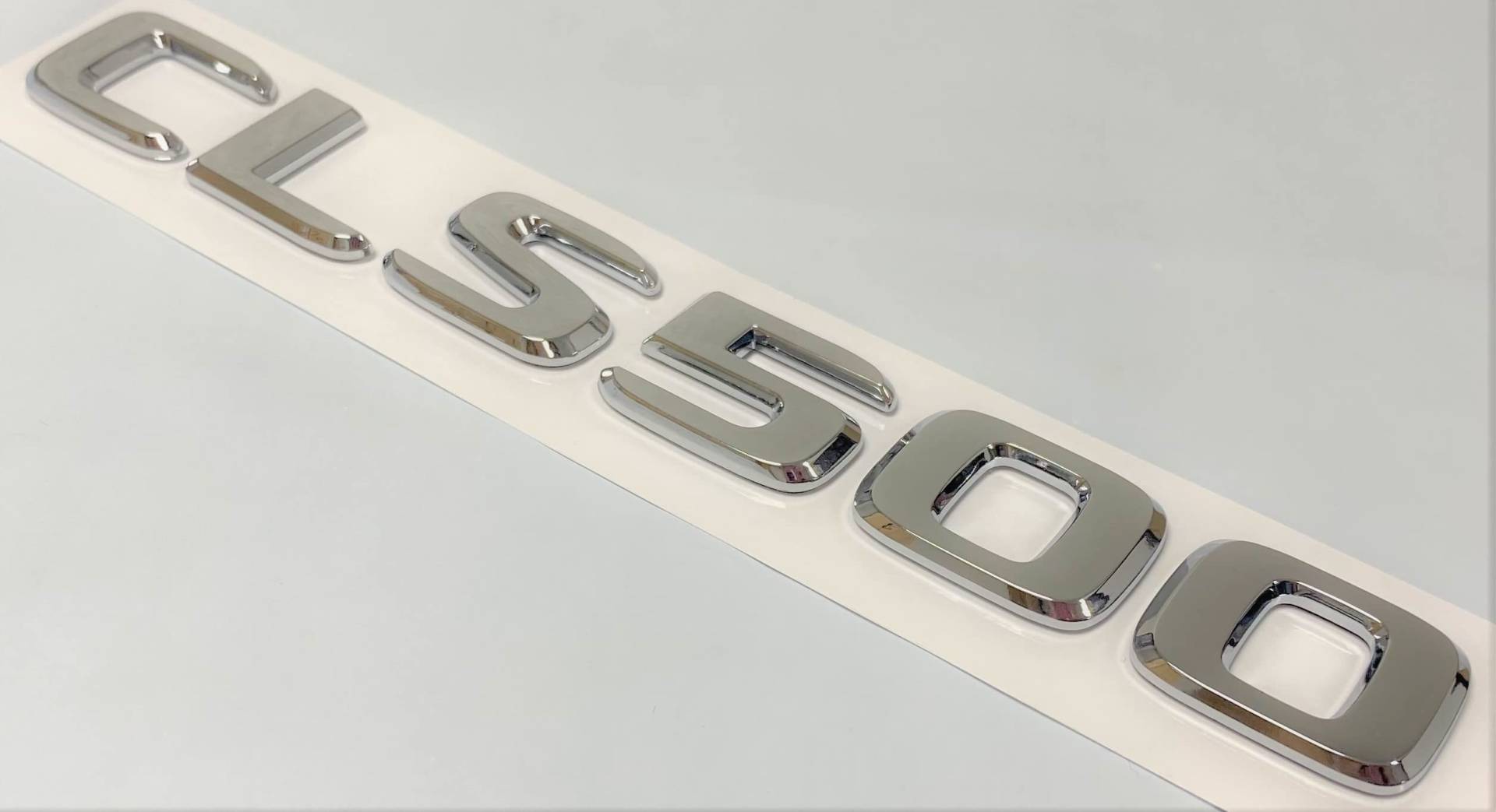 CLS500 Chrom-Emblem für den Kofferraum, kompatibel mit CLS500 Namensschild, Buchstaben, Zahlen CLS500 Chrom-Emblem für den Kofferraum, kompatibel mit CLS500 Namensschild, Buchstaben, Zahlen von EmbemsCar