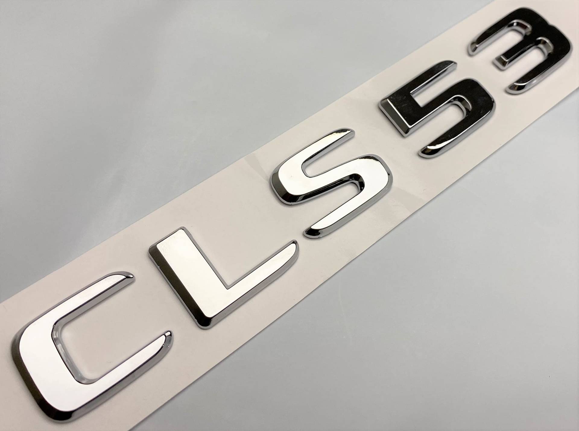 CLS53 Chrom-Emblem für den Kofferraum, kompatibel mit CLS53 Namensschild, Buchstaben, Zahlen CLS53 Chrom-Emblem für den Kofferraum, kompatibel mit CLS53 Namensschild, Buchstaben, Zahlen von EmbemsCar