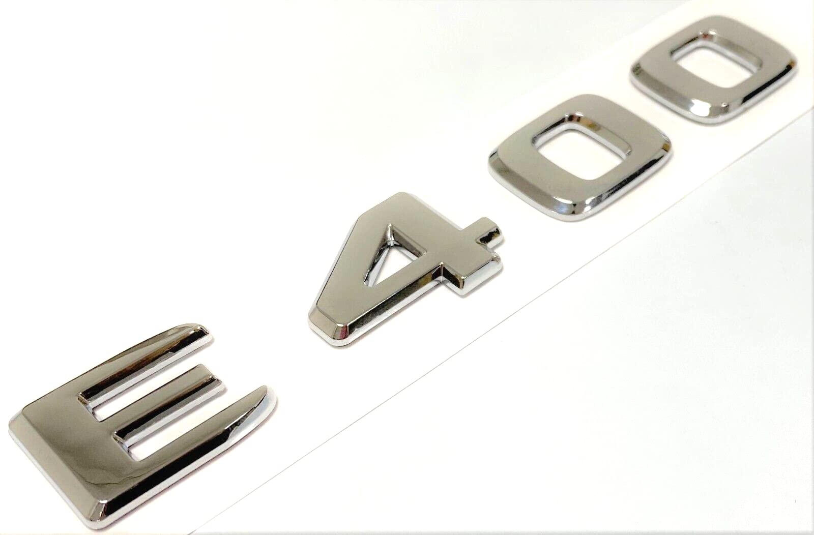 E400 Chrom-Emblem für den Kofferraum, kompatibel mit E400 Namensschild, Buchstaben, Zahlen E400 Chrom-Emblem für den Kofferraum, kompatibel mit E400 Namensschild, Buchstaben, Zahlen von EmbemsCar