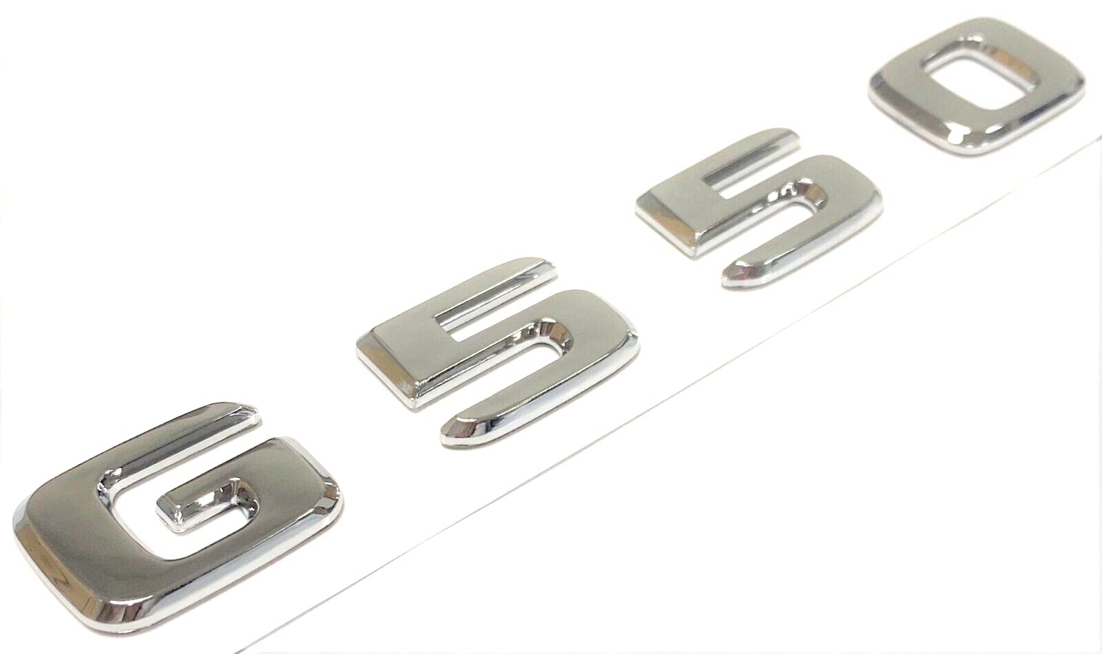 G550 Chrom-Emblem für den Kofferraum, kompatibel mit G550 Namensschild, Buchstaben, Zahlen G550 Chrom-Emblem für den Kofferraum, kompatibel mit G550 Namensschild, Buchstaben, Zahlen von EmbemsCar