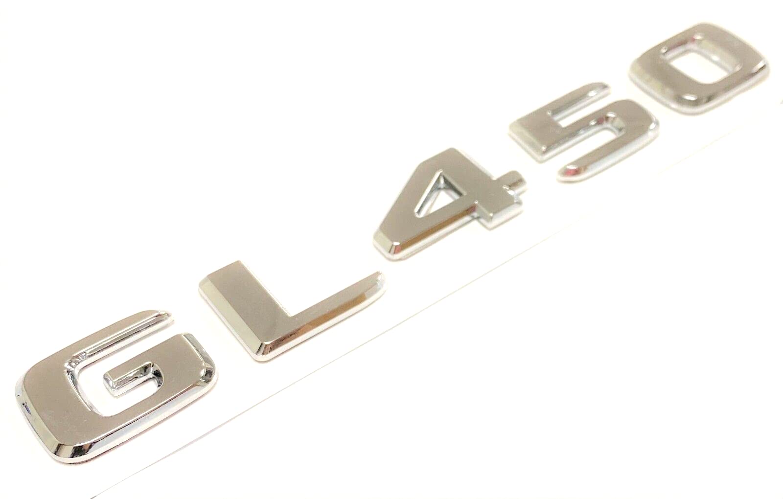 GL450 Chrom-Emblem für den Kofferraum, kompatibel mit GL450 Namensschild, Buchstaben, Zahlen GL450 Chrom-Emblem für den Kofferraum, kompatibel mit GL450 Namensschild, Buchstaben, Zahlen von EmbemsCar
