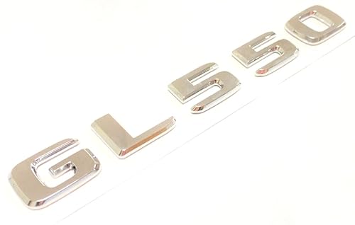 GL550 Chrom-Emblem für den Kofferraum, kompatibel mit GL550 Namensschild, Buchstaben, Zahlen GL550 Chrom-Emblem für den Kofferraum, kompatibel mit GL550 Namensschild, Buchstaben, Zahlen von EmbemsCar