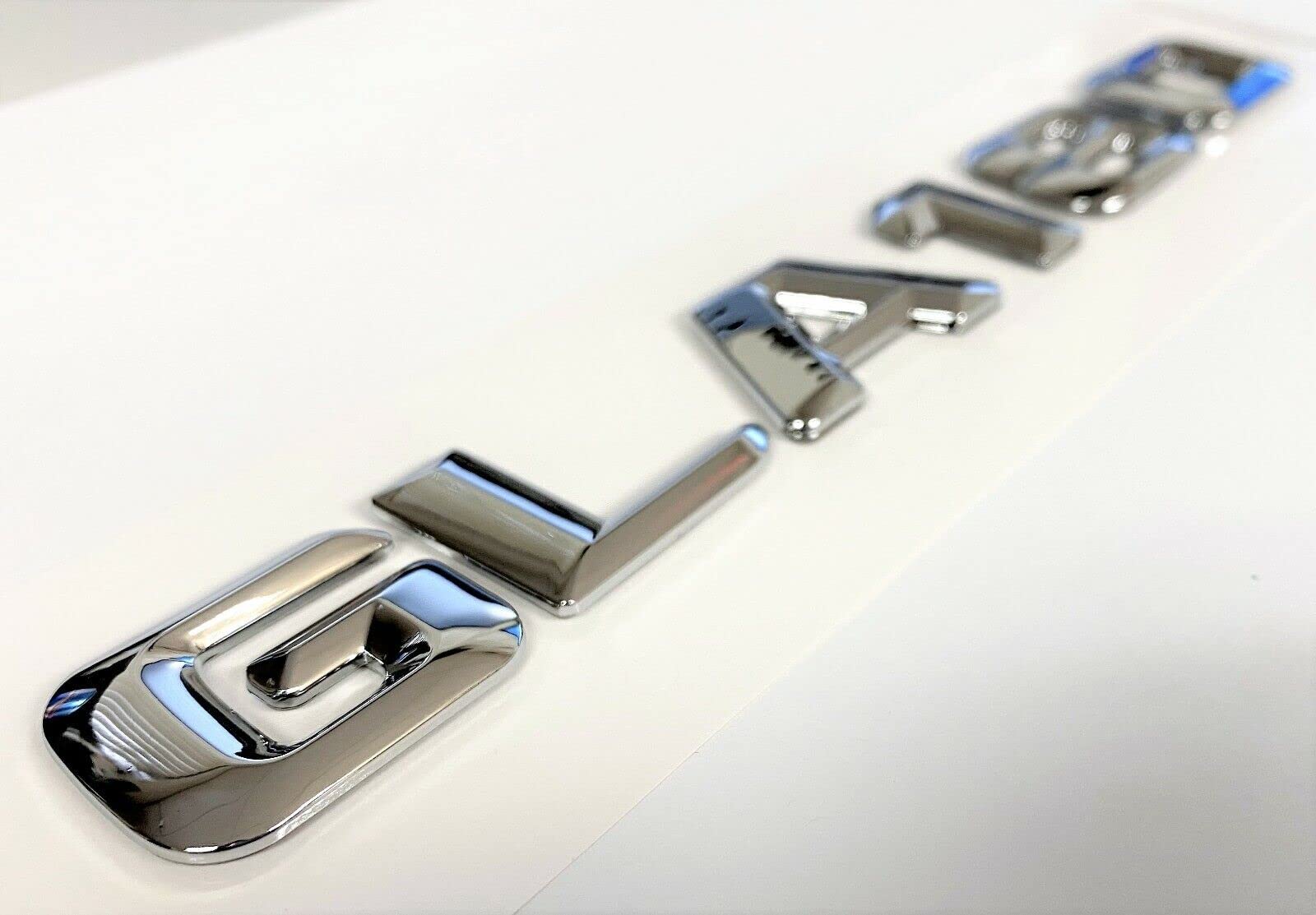GLA180 Chrom-Emblem für den Kofferraum, kompatibel mit GLA180 Namensschild, Buchstaben, Zahlen GLA180 Chrom-Emblem für den Kofferraum, kompatibel mit GLA180 Namensschild, Buchstaben, Zahlen von EmbemsCar