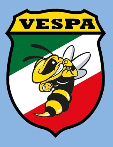 Vespa Piaggio Emblem Kaskade 3D-Aufkleber-Gel GT GTS GTV LX LXV S Logo VE-031 von Embleme