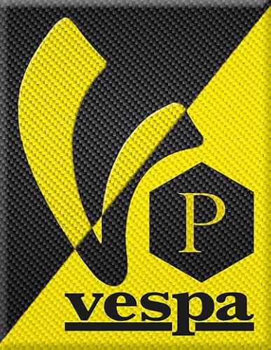 Vespa-Piaggio-Kaskade-Emblem- Logo-Aufkleber in 3D Gel VE-161 von Embleme