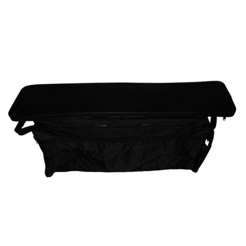 Emiif Geräumiger Sitzbezug für Schlauchboote, 420D Oxford, mit praktischem Reißverschluss-Design, Schwarz, 85 cm von Emiif