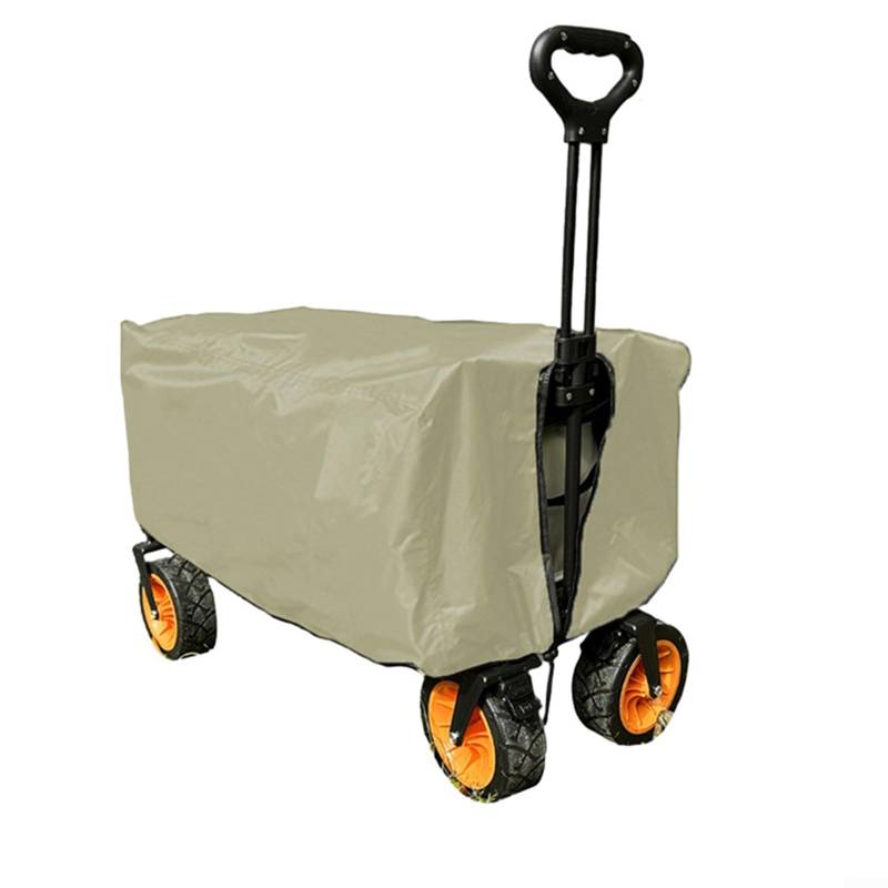 Staubdichte Wohnmobil-Autoabdeckung, unverzichtbarer Outdoor-Schutz für Ihren Garten, Nutzfahrzeug vor Witterungseinflüssen (Beige) von Emiif