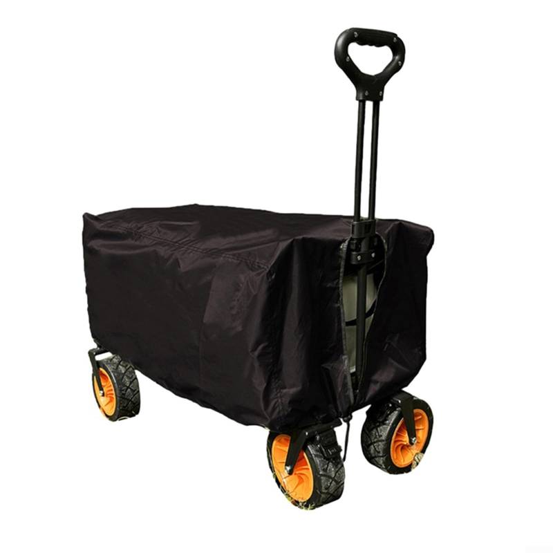 Staubdichte Wohnmobil-Autoabdeckung, unverzichtbarer Outdoor-Schutz für Ihren Garten, Nutzfahrzeug vor Witterungseinflüssen (schwarz) von Emiif