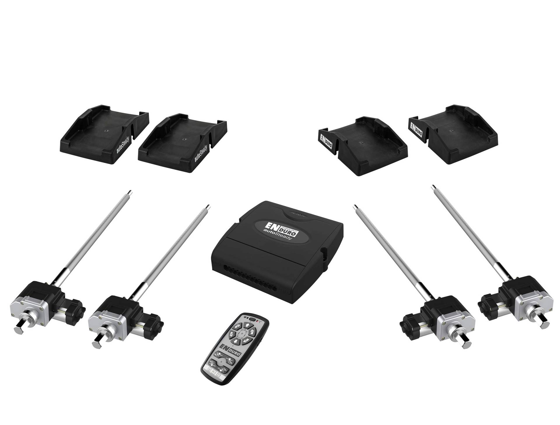 ENDURO 11830 Wohnwagen Stützen Umbau-Set AutoSteady, Elektronisches Umbauset, Automatisierung der Stützen ENDURO 11830 Wohnwagen Stützen Umbau-Set AutoSteady, Elektronisches Umbauset, Automatisierung der Stützen von Enduro