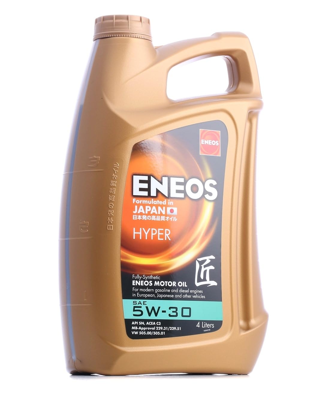 ENEOS Motoröl 5W30 “HYPER X” 4L - Motorenöl für Auto - Vollsynthetisch Motor Öl mit Organischen Zusätzen - Weniger Kraftstoffverbrauch von Eneos