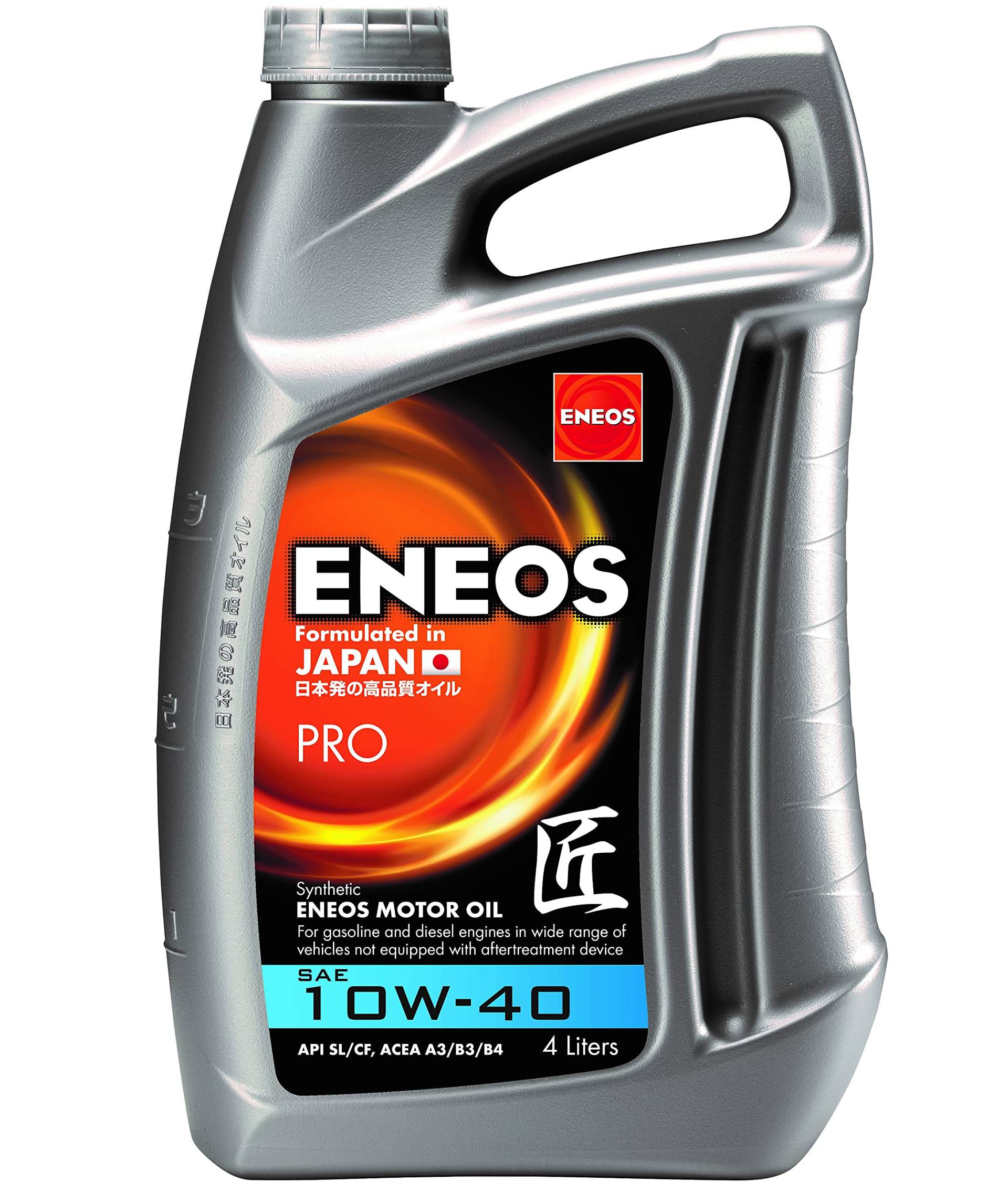 ENEOS Motoröl 10W40 “PRO” 4L - Motorenöl für Auto - Synthetik Motor Öl mit Organischen Zusätzen - Weniger Kraftstoffverbrauch - Motorschutz von Eneos