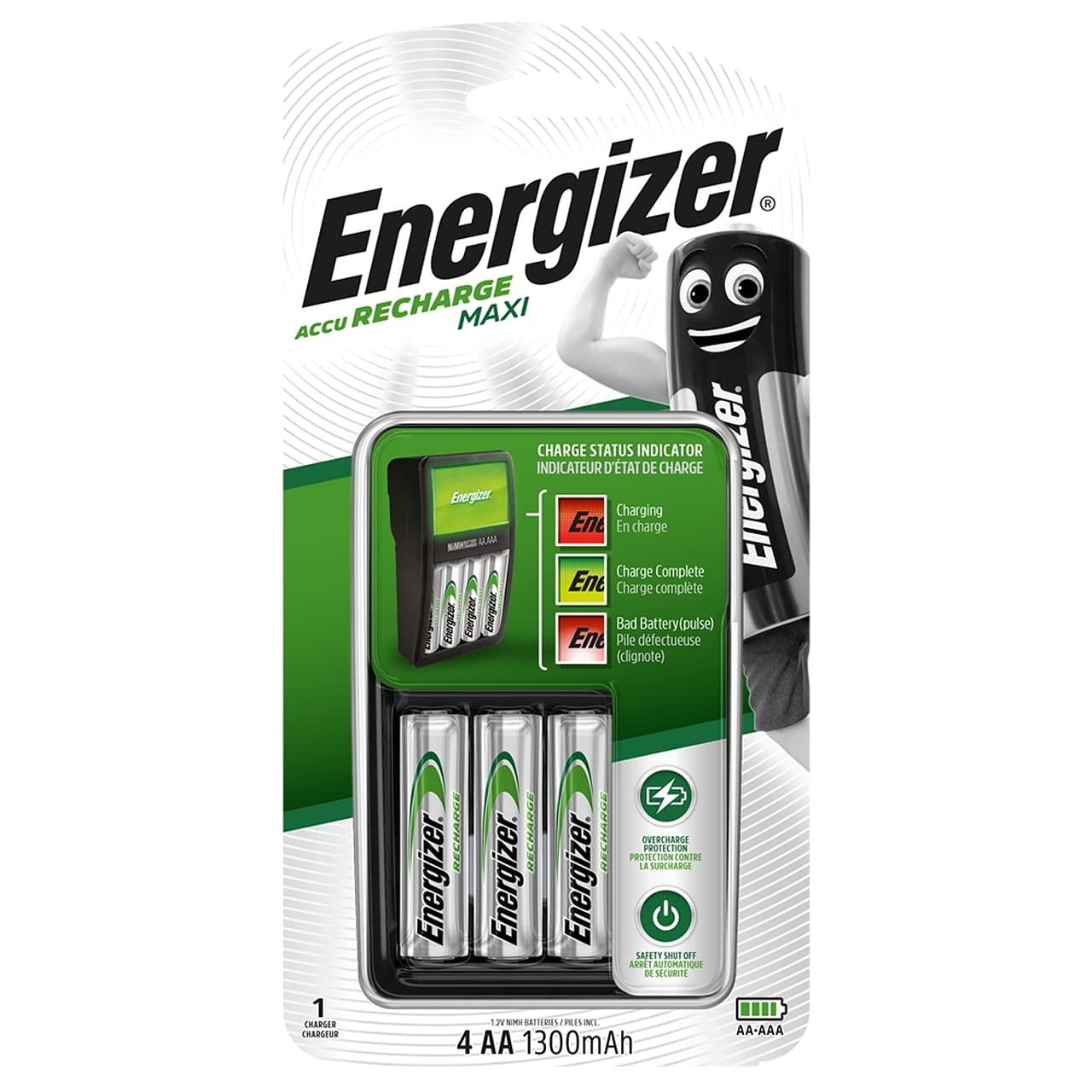 Energizer ENGCOMPAC Ladegeräte für wiederaufladbare Batterien Energizer ENGCOMPAC Ladegeräte für wiederaufladbare Batterien von Energizer