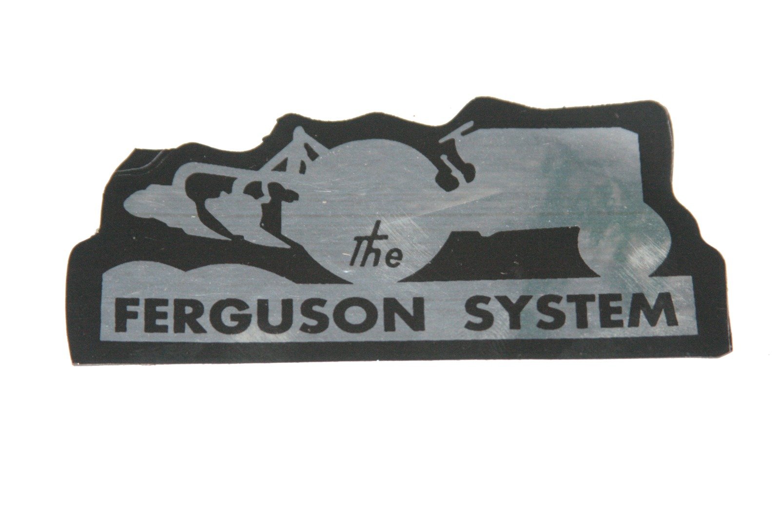 Enfield County Aufkleber „The Ferguson System“,Set Massey Ferguson, 2 Stück von Enfield County