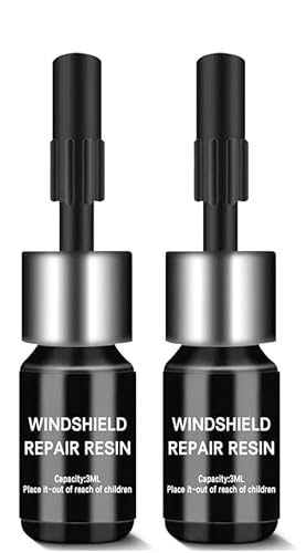 Enigmapn 2-Teiliges Sets Car Windshield Crack Repair Fluid, Crack Gone Glass Repair, Windschutzscheibe Reparaturset, Steinschlag Reparaturset Windschutzscheibe, zur Rissen von Enigmapn