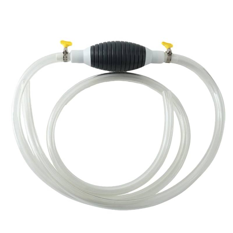 Manuelle Siphonpumpe, Benzinpumpe Handpumpe, Flüssigkeitssauger, Handpumpe Umfüllpumpe Benzinpumpe mit PVC Schlauch und Für Benzin, Diesel, Öl, Wasser, Aquarium (1M) von Enitmor
