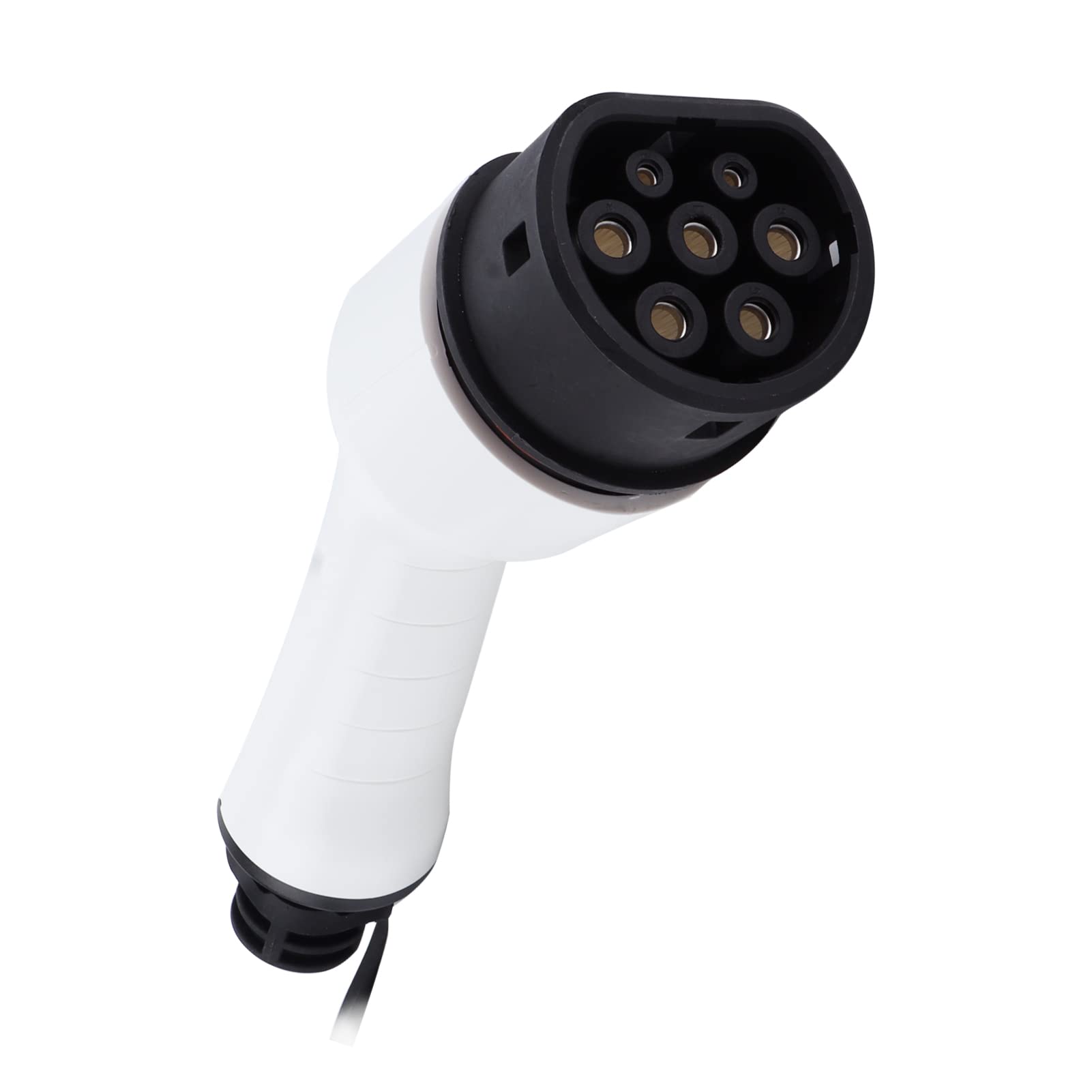 Entatial EV-Ladeadapter, schwer entflammbar EV-Ladegerät weiblicher Stecker IP44 wasserdicht für den Außenbereich für den Innenbereich für Typ 2 PHEV Entatial EV-Ladeadapter, schwer entflammbar EV-Ladegerät weiblicher Stecker IP44 wasserdicht für den Außenbereich für den Innenbereich für Typ 2 PHEV von Entatial