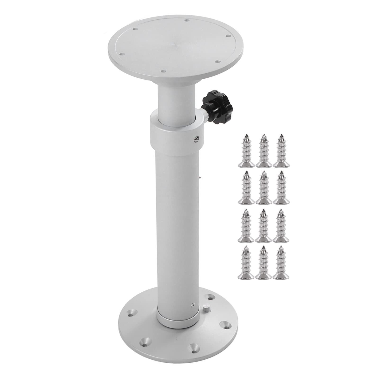 Entatial Aluminium-Tischbeine Höhenverstellbar, 445–685mm, Teleskop, Anhebbare, für Wohnmobile, Wohnwagen, Boote, Yachten, Möbel, Innenräume, Balkone, Werkstätten, Silber, 1 Stück Entatial Aluminium-Tischbeine Höhenverstellbar, 445–685mm, Teleskop, Anhebbare, für Wohnmobile, Wohnwagen, Boote, Yachten, Möbel, Innenräume, Balkone, Werkstätten, Silber, 1 Stück von Entatial