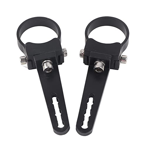 Spiegelverlängerung Motorrad, Spiegel Verlängerung, Riser Extension Adapter Rückspiegelhalter 1Set M10/M8 Motorrad Rückspiegel Adapter Kit für Motorrad (schwarz) von Entatial