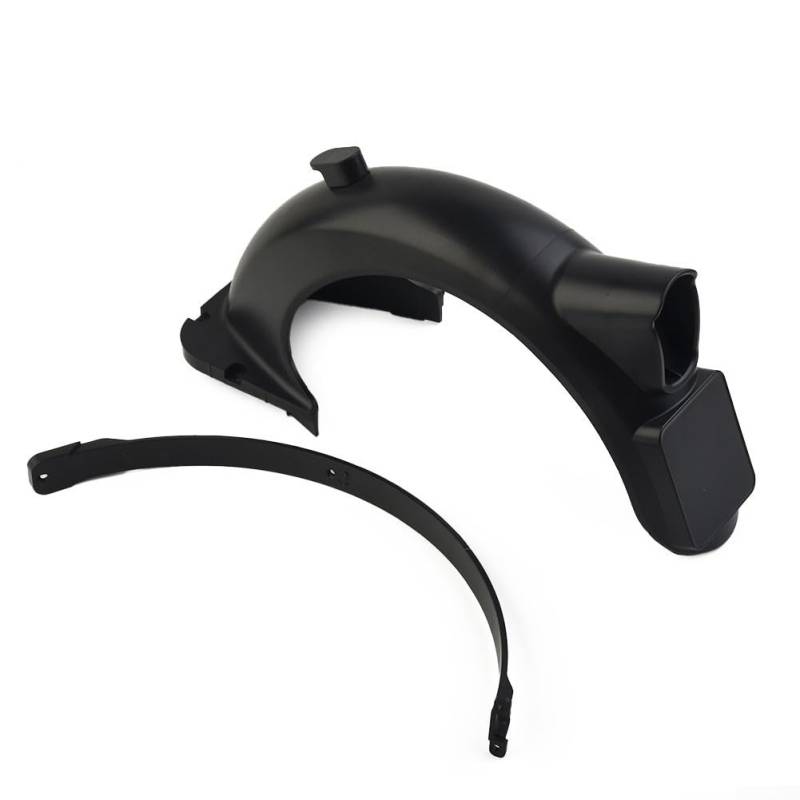 Hinteres Schutzblech-Rücklicht-Set für Ninebot MAX G30 G30D Elektroroller, wasserdichtes ABS-PC-Material, schwarz-rot, Spritzschutz-Zubehör von Entgoinggo