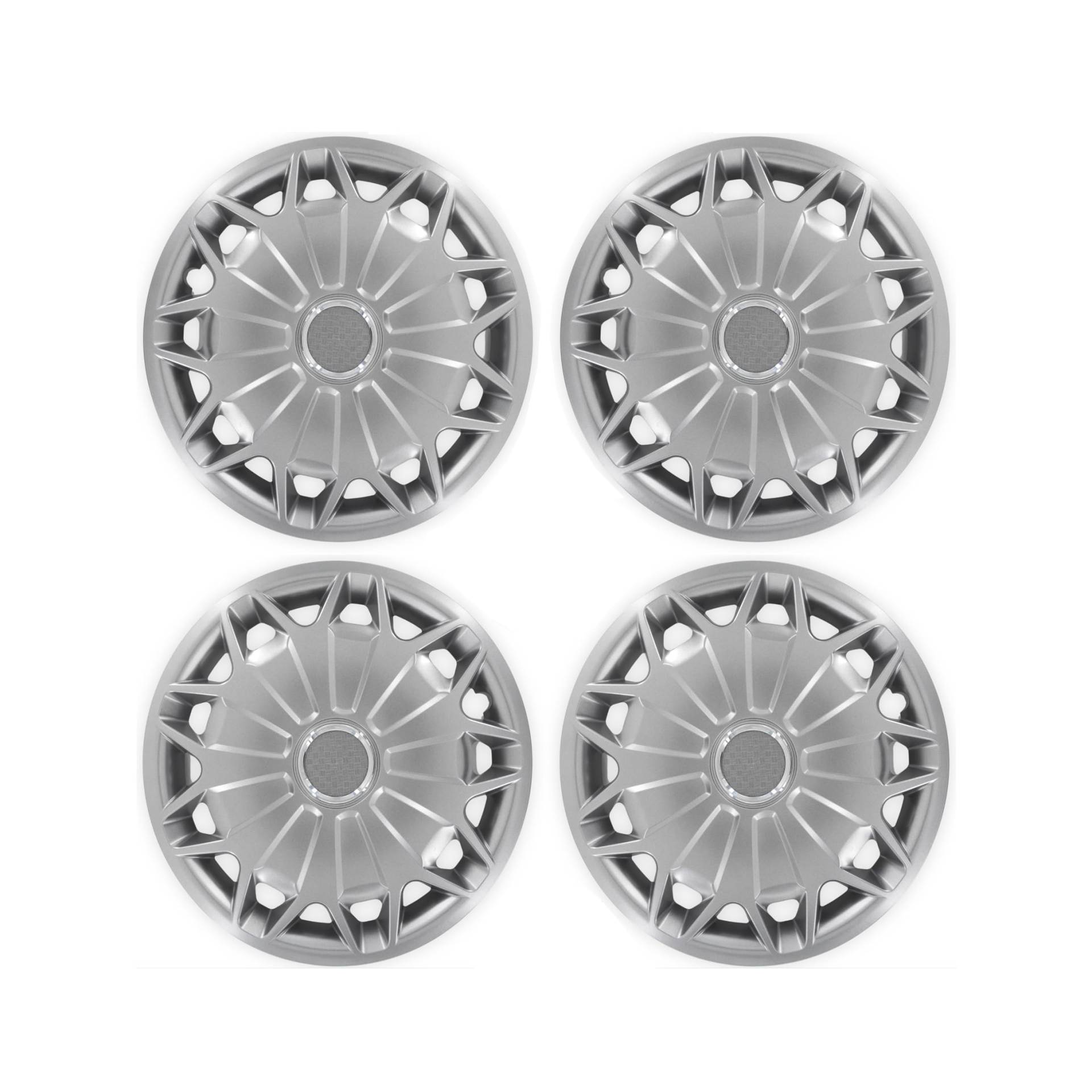 ENVA 4 x Radkappen Nabenkappen Felgendeckel Abdeckungen 15 Zoll für Transit MK8 ab 2014, Transit Custom ab 2012, Acrylnitril-Butadien-Styrol, Speichen-Clip, OEM: 2040065 / BK21-1130-DC / BK211130DC ENVA 4 x Radkappen Nabenkappen Felgendeckel Abdeckungen 15 Zoll für Transit MK8 ab 2014, Transit Custom ab 2012, Acrylnitril-Butadien-Styrol, Speichen-Clip, OEM: 2040065 / BK21-1130-DC / BK211130DC von ENVA