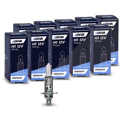 Enva 10x Glühlampe H1 55W 12V - PREMIUM --> +30% mehr Licht! für Abarth, Alfa Romeo, Alpina, Audi, BMW, Cadillac, Chevrolet, Chrysler, Citroën, Dacia, Enva 10x Glühlampe H1 55W 12V - PREMIUM --> +30% mehr Licht! für Abarth, Alfa Romeo, Alpina, Audi, BMW, Cadillac, Chevrolet, Chrysler, Citroën, Dacia, von Enva