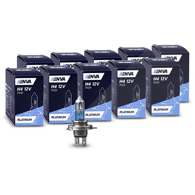 Enva 10x Glühlampe H4 60/55W 12V - PLATINUM --> bis zu 130% mehr Licht für Abarth, Alfa Romeo, Audi, Austin, Autobianchi, BMW, Chevrolet, Chrysler, Ci Enva 10x Glühlampe H4 60/55W 12V - PLATINUM --> bis zu 130% mehr Licht für Abarth, Alfa Romeo, Audi, Austin, Autobianchi, BMW, Chevrolet, Chrysler, Ci von Enva