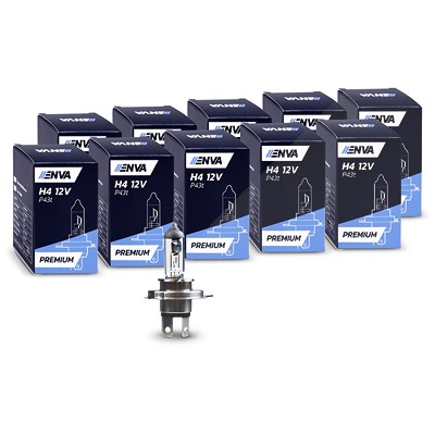 Enva 10x Glühlampe H4 60/55W 12V - PREMIUM --> +30% mehr Licht! für Abarth, Alfa Romeo, Audi, Austin, Autobianchi, BMW, Chevrolet, Chrysler, Citroën, Enva 10x Glühlampe H4 60/55W 12V - PREMIUM --> +30% mehr Licht! für Abarth, Alfa Romeo, Audi, Austin, Autobianchi, BMW, Chevrolet, Chrysler, Citroën, von Enva