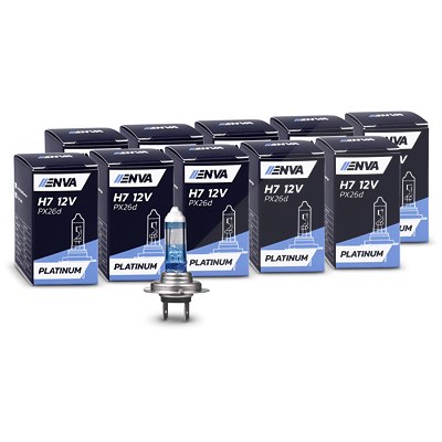 Enva 10x Glühlampe H7 55W 12V - PLATINUM --> bis zu 130% mehr Licht! Enva 10x Glühlampe H7 55W 12V - PLATINUM --> bis zu 130% mehr Licht! von Enva