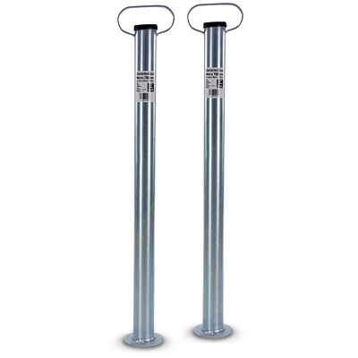 Enva 2x Abstellstütze, Stützfuß Ø48mm - 700mm von Enva