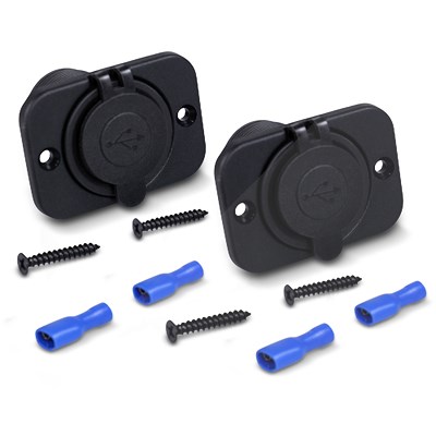 Enva 2x Doppel USB-Einbausteckdose 3,1 A 12V/24V Enva 2x Doppel USB-Einbausteckdose 3,1 A 12V/24V von Enva