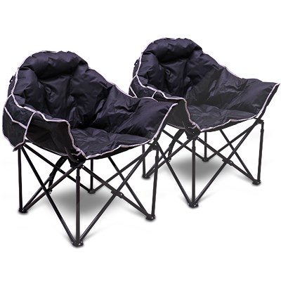 Enva 2x Gepolsterter Campingstuhl - Moon Chair - Faltbar Enva 2x Gepolsterter Campingstuhl - Moon Chair - Faltbar von Enva