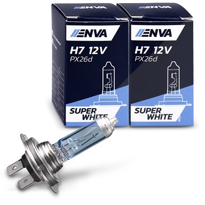 Enva 2x Glühlampe H7 55W 12V - SUPER WHITE --> bis zu 100% mehr Licht! Enva 2x Glühlampe H7 55W 12V - SUPER WHITE --> bis zu 100% mehr Licht! von Enva