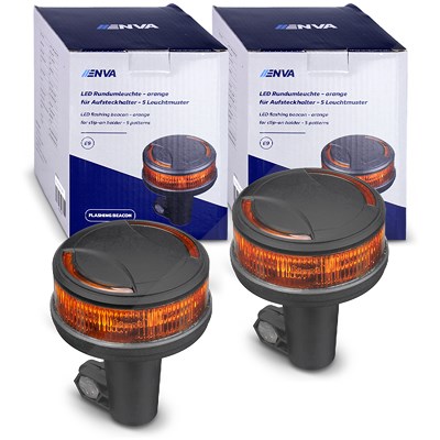 Enva 2x LED Rundumleuchte Rundumkennleuchte 12/24V für Aufsteckhalter Enva 2x LED Rundumleuchte Rundumkennleuchte 12/24V für Aufsteckhalter von Enva